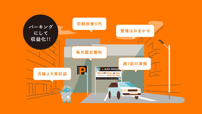 AURA/AURA PARKING リーフレット